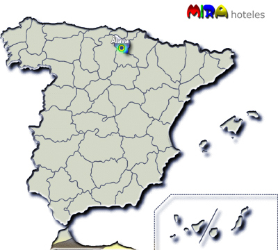Hoteles en Álava. Provincia del País Vasco - Capital Vitoria