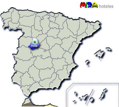 Hoteles en Ávila. Provincia de Castilla y León - Capital Ávila
