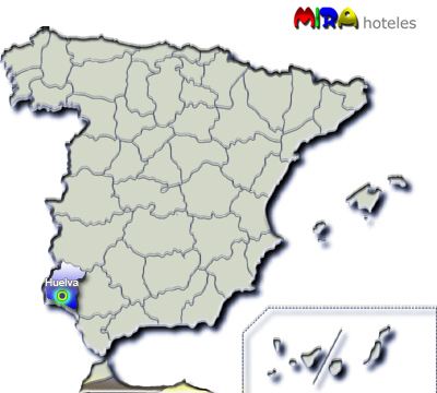 Hoteles en Huelva. Provincia de Andalucía - Capital Huelva