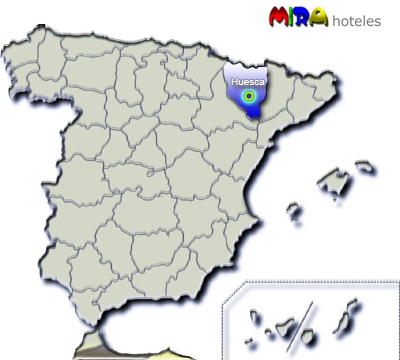 Hoteles en Huesca. Provincia de Aragón - Capital Huesca