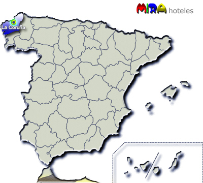 Hoteles en La Coruña. Provincia de Galicia - Capital La Coruña