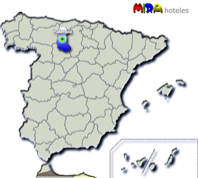 Hoteles en Palencia. Provincia de Castilla y León - Capital Palencia