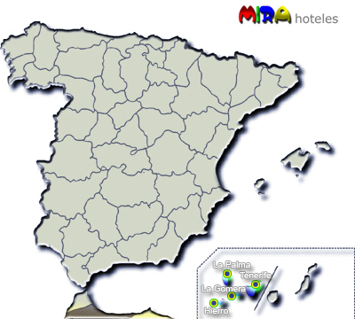 Hoteles en Santa Cruz de Tenerife. Provincia de Canarias - Capital Santa Cruz de Tenerife